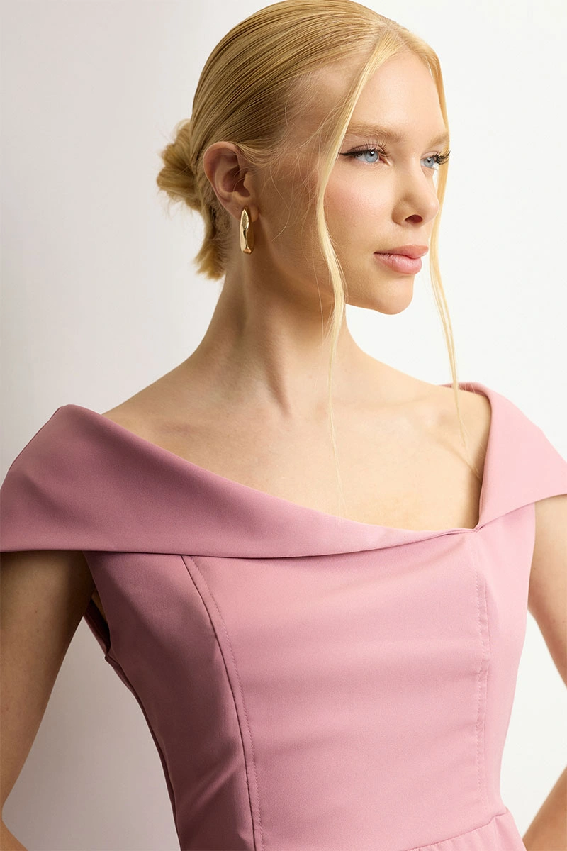 VESTIDO ANTÔNIA MIDI - ROSÉ