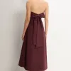 VESTIDO FILOMENA MIDI - VINHO