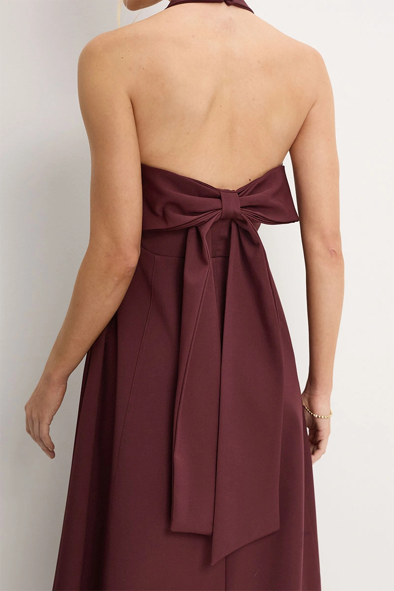 VESTIDO FILOMENA MIDI - VINHO