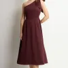 VESTIDO SAFIRA MIDI - VINHO