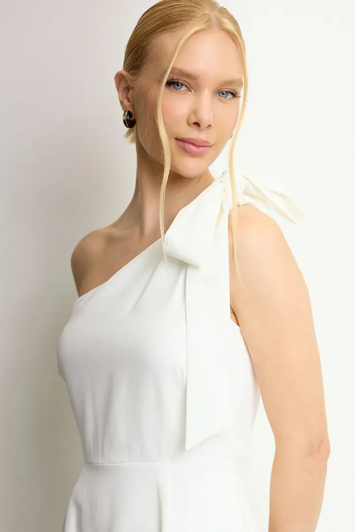 VESTIDO SAFIRA MIDI - OFF WHITE