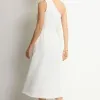 VESTIDO SAFIRA MIDI - OFF WHITE