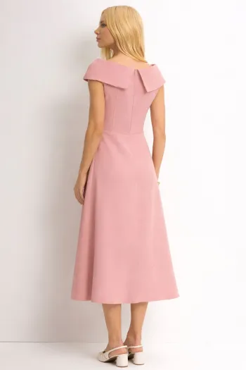 VESTIDO DARA MIDI - ROSÉ
