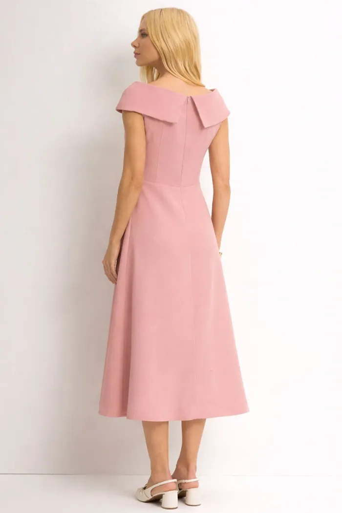 VESTIDO DARA MIDI - ROSÉ
