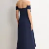 VESTIDO MIDI MORGANA - AZUL MARINHO