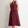 VESTIDO IOLANDA MIDI - VINHO