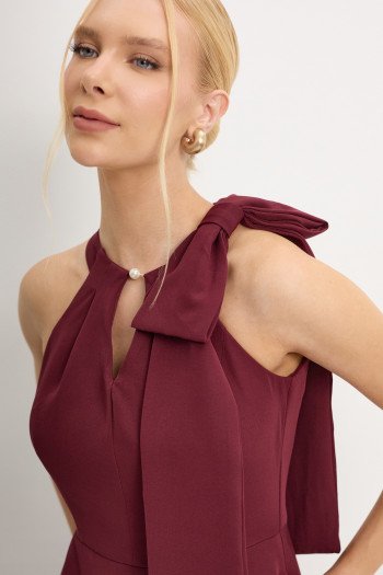 VESTIDO IOLANDA MIDI - VINHO