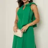 VESTIDO IOLANDA MIDI - VERDE