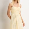 VESTIDO MAISA LONGO CHIFFON - AMARELO