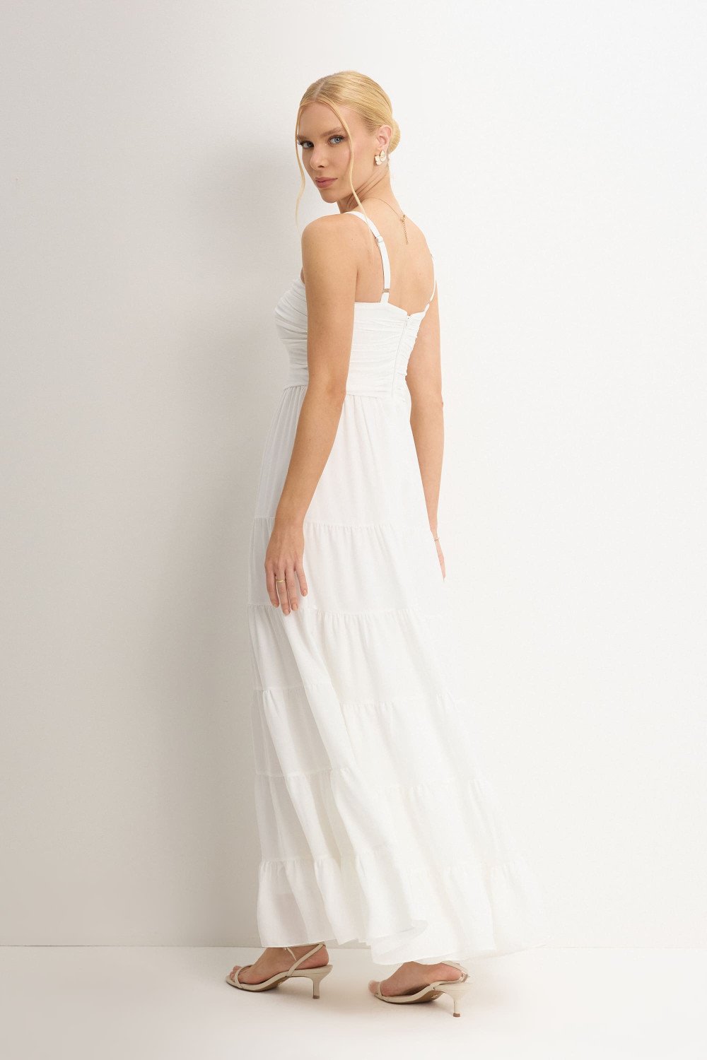 VESTIDO MAISA LONGO CHIFFON - BRANCO