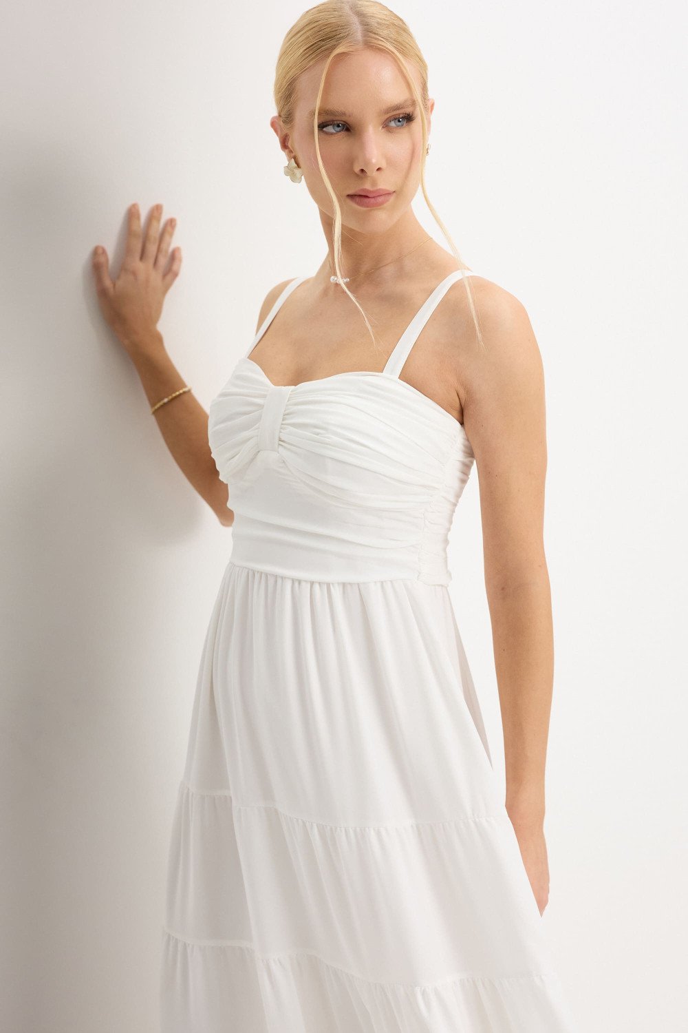VESTIDO MAISA LONGO CHIFFON - BRANCO