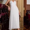 VESTIDO ANTONELLA MIDI LISO COM ZIPER COSTA - OFF WHITE