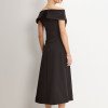 VESTIDO ANTÔNIA MIDI - PRETO