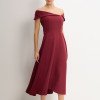 VESTIDO ANTÔNIA MIDI - VINHO