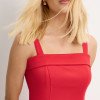 VESTIDO TEODORA COM ALÇA E BOLSOS - VERMELHO