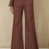 CONJUNTO CASAQUETO E CALÇA SARJA ALAFAITARIA - MARROM