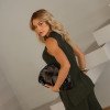 CONJUNTO MILÃO TRICÔ BLUSA ALONGADA - VERDE MILITAR