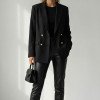 BLAZER LETICIA ALFAIATARIA FINESSE - PRETO