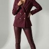 CALÇA LARISSA RESINADA FINESSE - VINHO