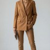 CALÇA LARISSA RESINADA FINESSE - CAMEL