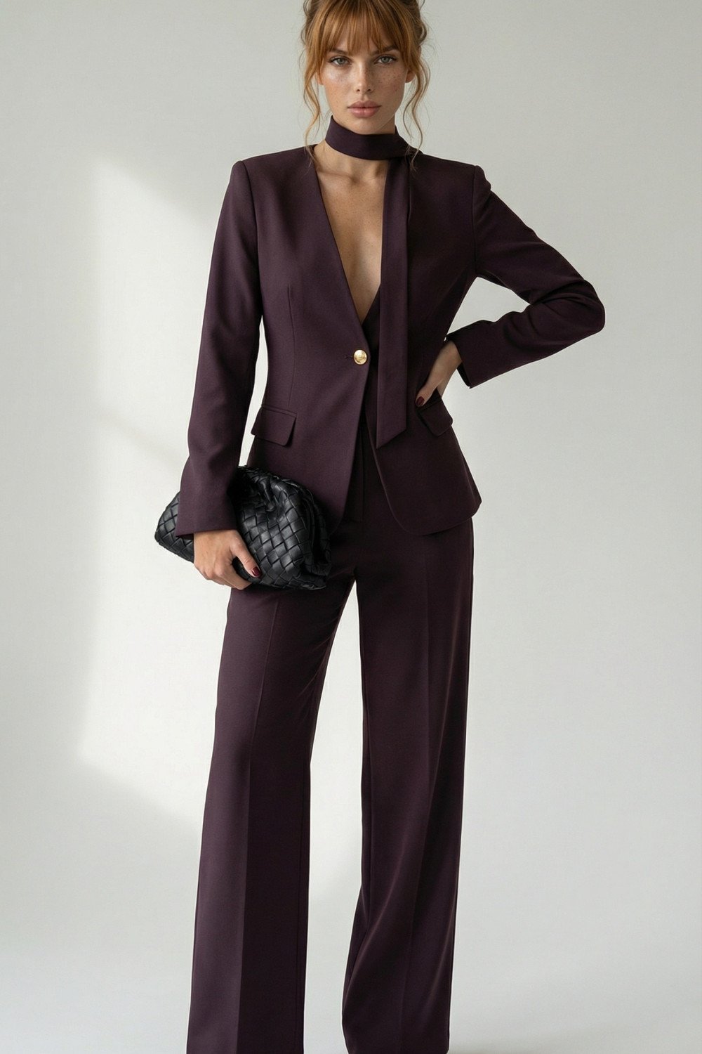 CONJUNTO ÁGATA ALFAIATARIA FINESSE - PRETO