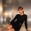 VESTIDO SAMANTA ML CURTO WILDNESSE - PRETO