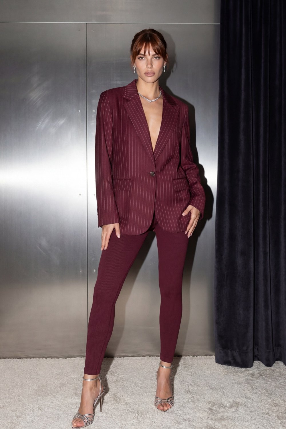BLAZER TATI ALFAIATARIA RISCA WILDNESSE - MARSALA