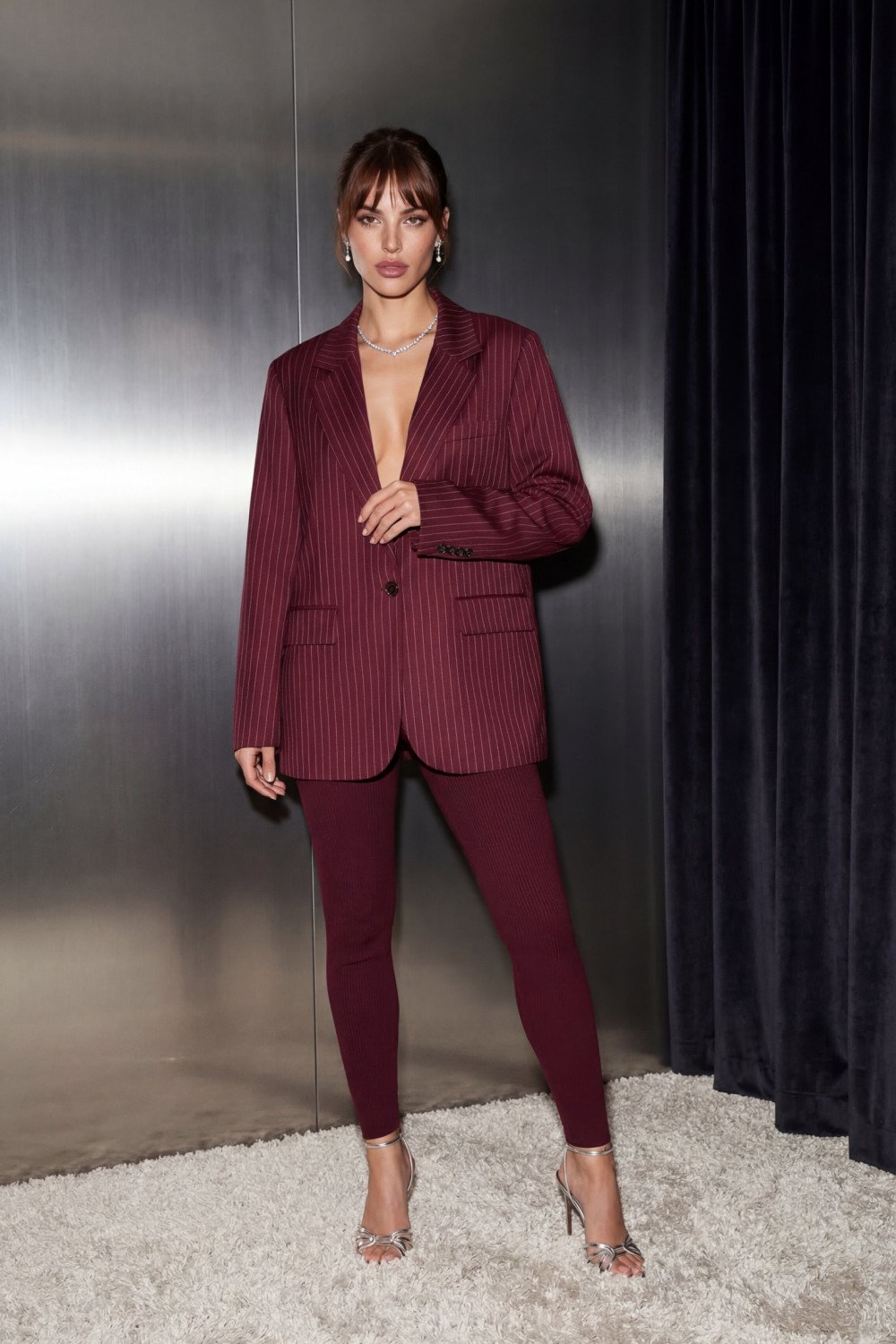 BLAZER TATI ALFAIATARIA RISCA WILDNESSE - MARSALA
