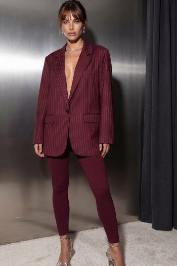 BLAZER TATI ALFAIATARIA RISCA WILDNESSE - MARSALA