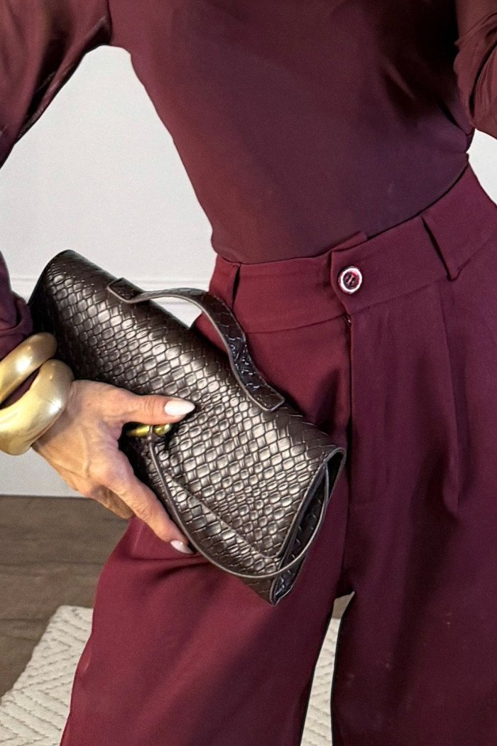 CALÇA CHLOE ALFAIATARIA PANTALONA SOUL - MARSALA
