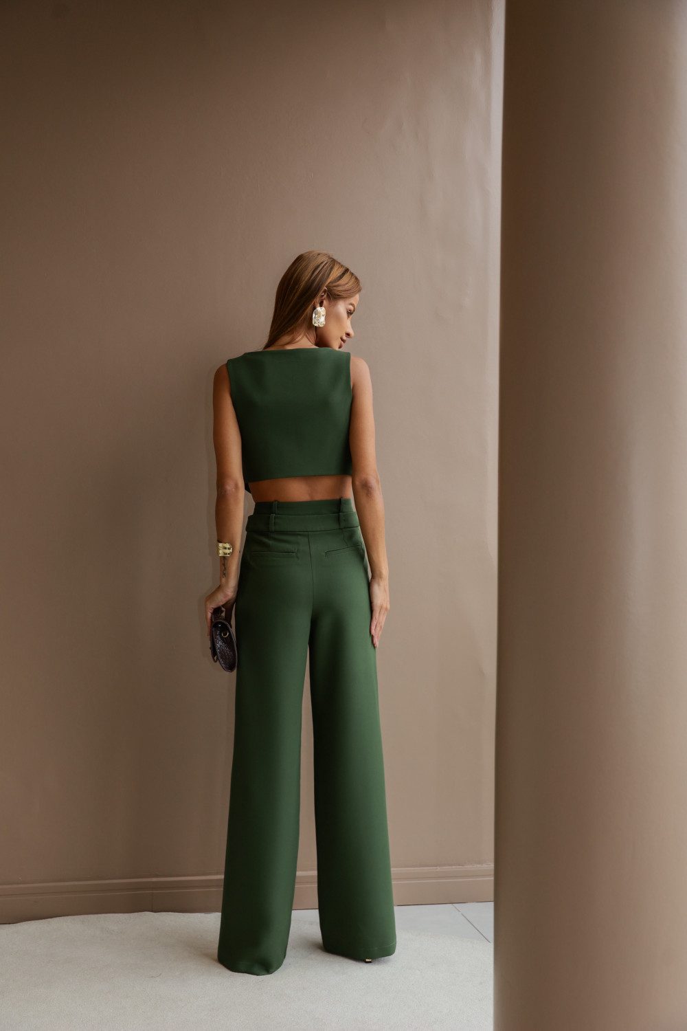 CONJUNTO ALFAIATARIA PREMIUM CÓS DUPLO - VERDE