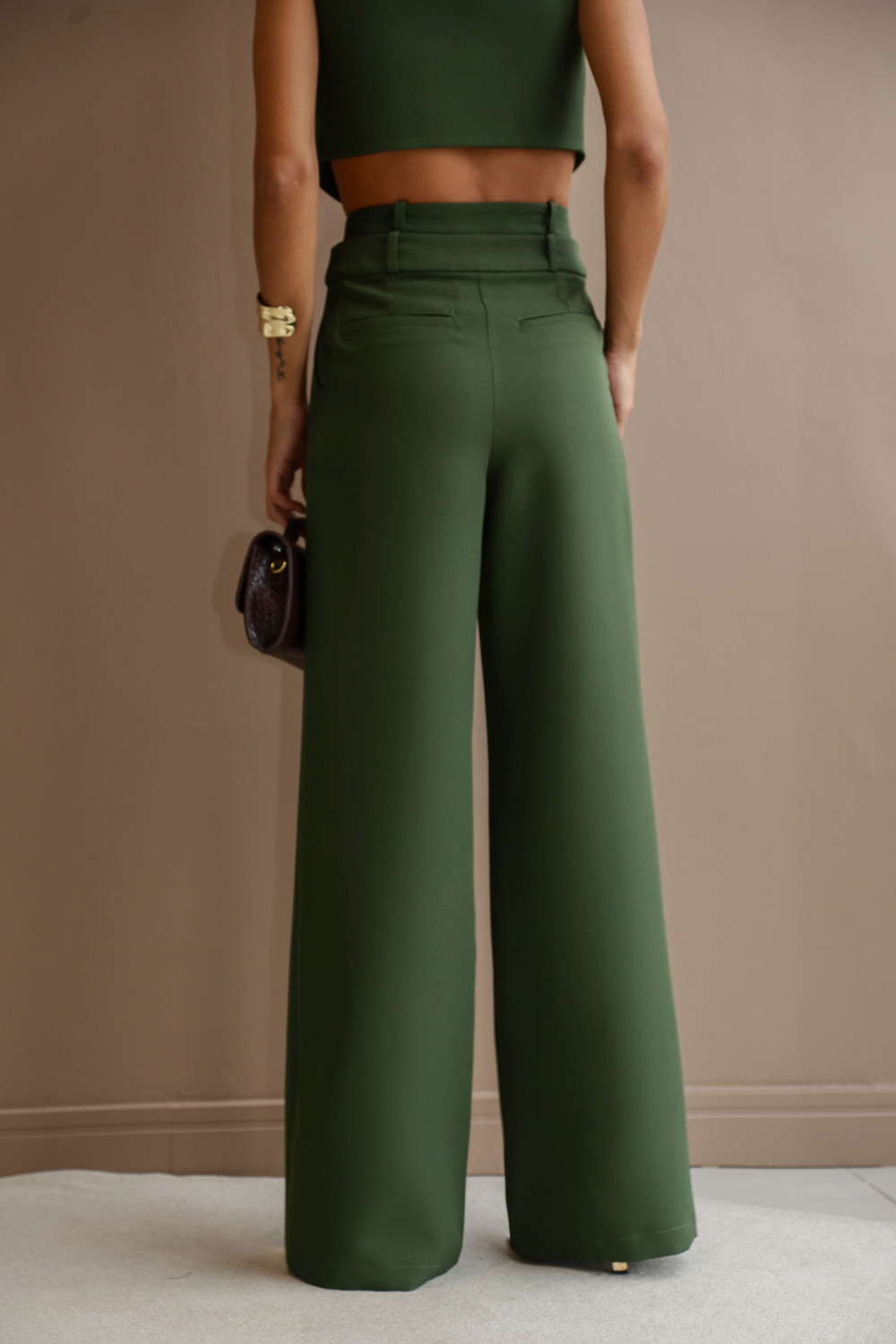 CONJUNTO ALFAIATARIA PREMIUM CÓS DUPLO - VERDE