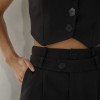 CONJUNTO ALFAIATARIA PREMIUM CÓS DUPLO - PRETO