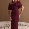 VESTIDO LONGO CHOKER SOLANGE - MARSALA