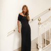 VESTIDO LONGO CHOKER SOLANGE - PRETO