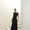 VESTIDO LONGO DRAPEADO CAMILLA - PRETO