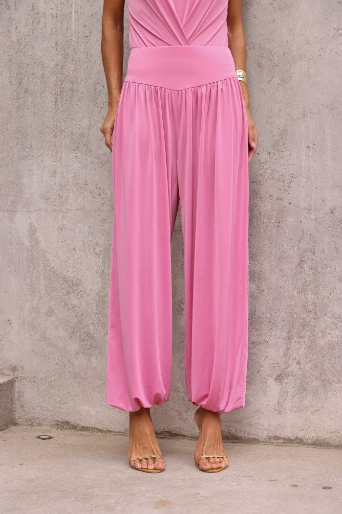 CONJUNTO BODY E CALÇA NATHALIA - ROSA