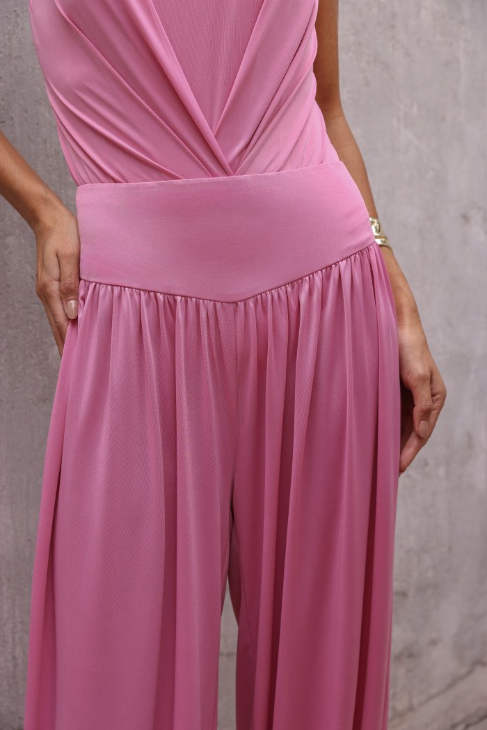 CONJUNTO BODY E CALÇA NATHALIA - ROSA