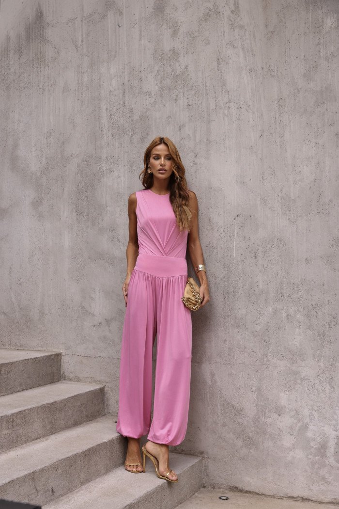 CONJUNTO BODY E CALÇA NATHALIA - ROSA