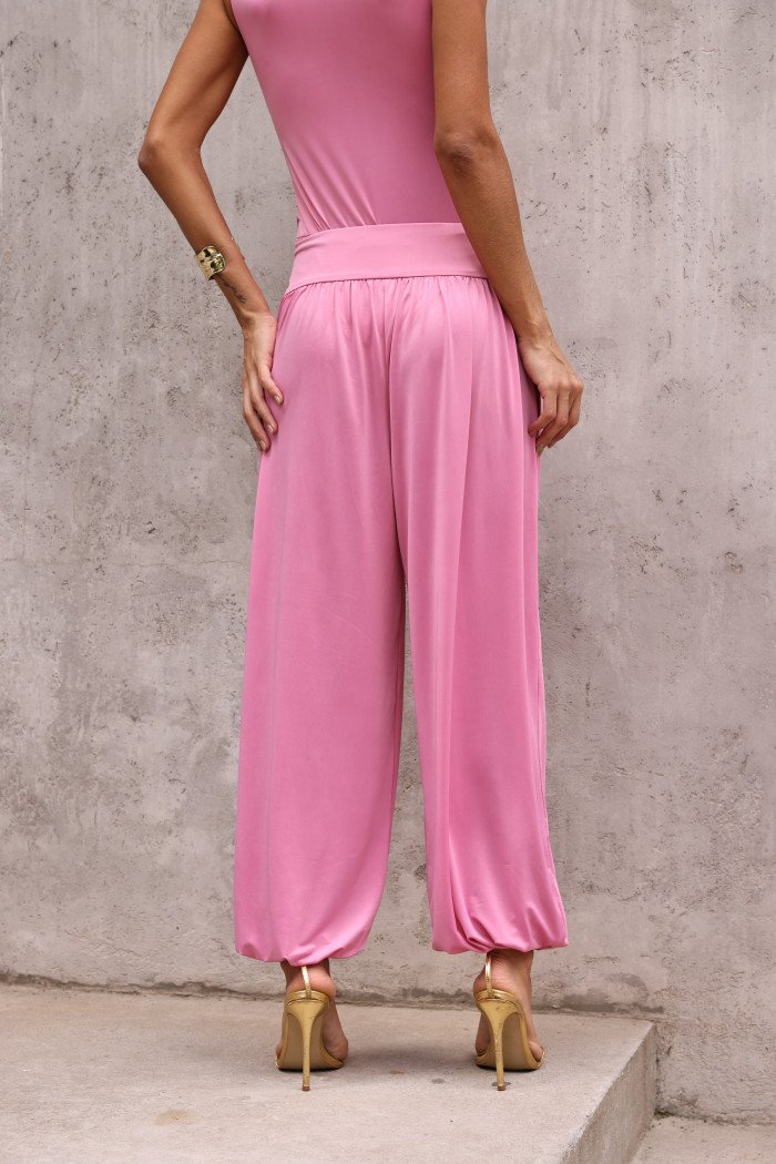 CONJUNTO BODY E CALÇA NATHALIA - ROSA
