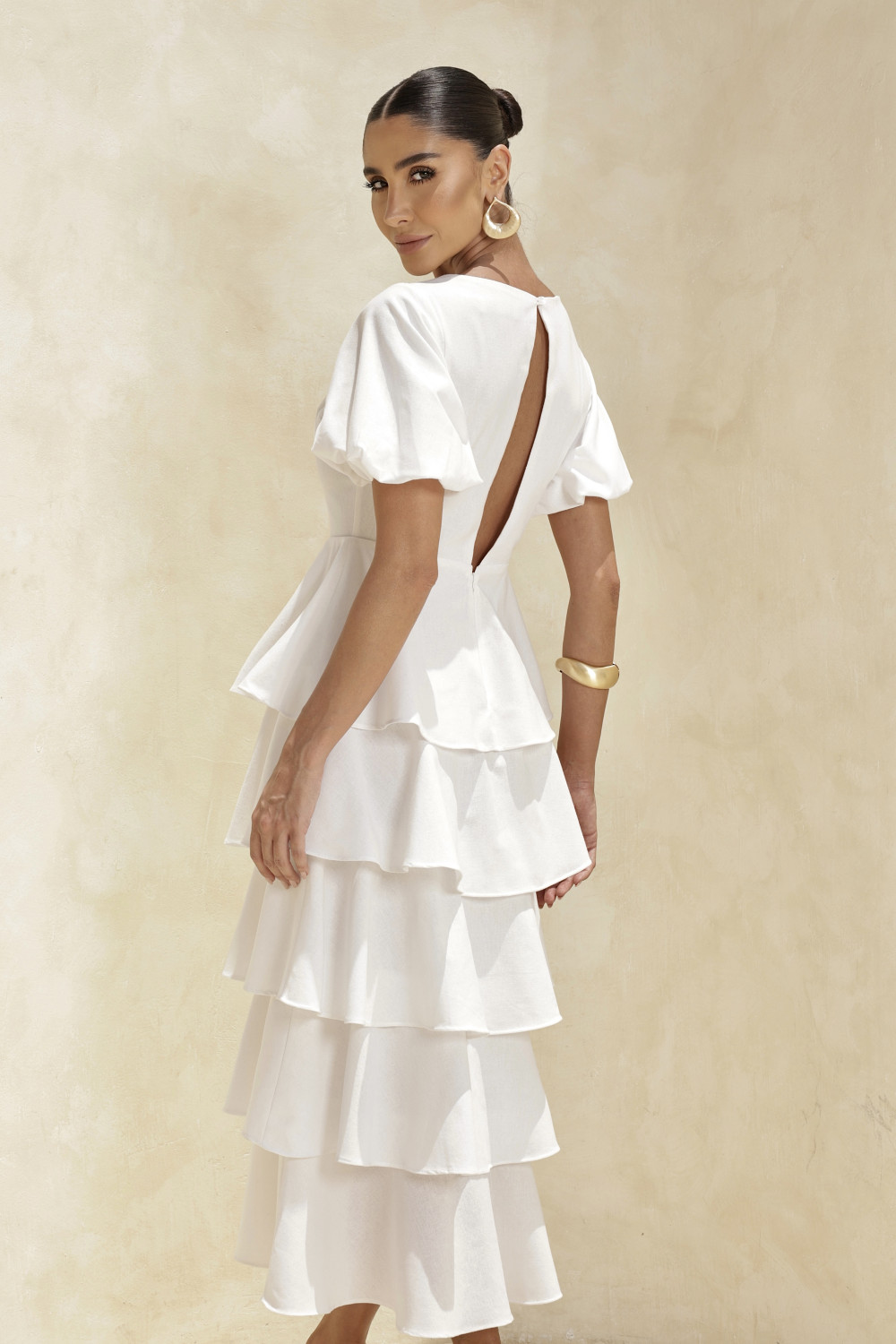 VESTIDO LU CAMADAS - BRANCO