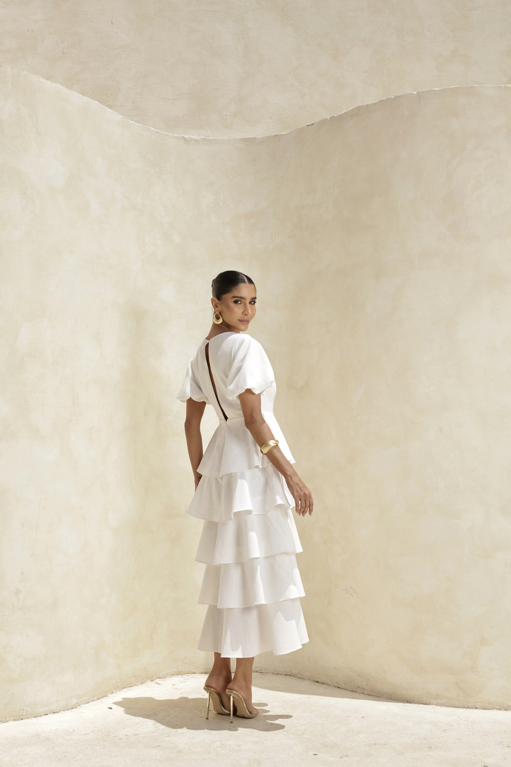 VESTIDO LU CAMADAS - BRANCO