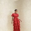 VESTIDO LU CAMADAS - VERMELHO