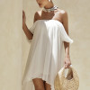 VESTIDO CURTO MULET CIGANINHA JORDANA - OFF WHITE