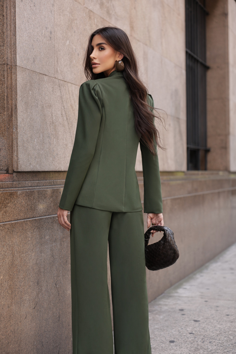 BLAZER OMBRO PREGAS BIANCA - VERDE