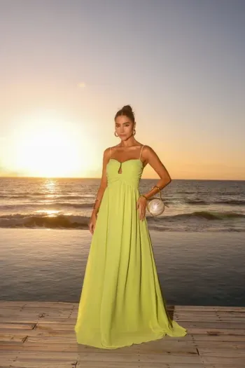 VESTIDO LONGO CREPE SILK LIMA - DÉBORA