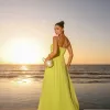VESTIDO LONGO CREPE SILK LIMA - DÉBORA