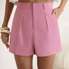 SHORTS CINTIA ANFAIATARIA PREGAS - PINK