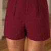 SHORTS CINTIA ANFAIATARIA PREGAS - MARSALA