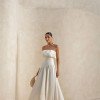 VESTIDO MIDI HELENA SAIA ASSIMÉTRICA - OFF WHITE